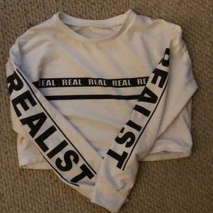 White Crop top